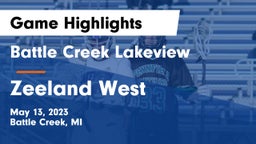 Battle Creek Lakeview  vs Zeeland West  Game Highlights - May 13, 2023