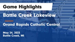 Battle Creek Lakeview  vs Grand Rapids Catholic Central  Game Highlights - May 24, 2023