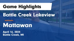 Battle Creek Lakeview  vs Mattawan  Game Highlights - April 16, 2024