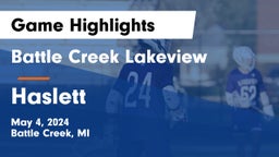 Battle Creek Lakeview  vs Haslett  Game Highlights - May 4, 2024