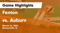 Fenton  vs vs. Auburn Game Highlights - March 26, 2022