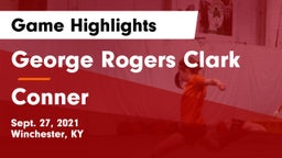 George Rogers Clark  vs Conner  Game Highlights - Sept. 27, 2021