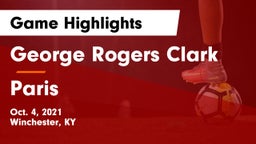 George Rogers Clark  vs Paris Game Highlights - Oct. 4, 2021