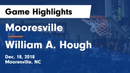 Mooresville  vs William A. Hough  Game Highlights - Dec. 18, 2018