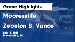 Mooresville  vs Zebulon B. Vance  Game Highlights - Feb. 1, 2020