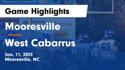 Mooresville  vs West Cabarrus  Game Highlights - Jan. 11, 2023