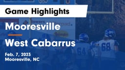 Mooresville  vs West Cabarrus  Game Highlights - Feb. 7, 2023
