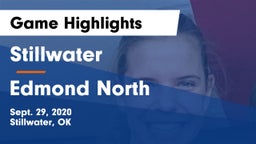 Stillwater  vs Edmond North  Game Highlights - Sept. 29, 2020