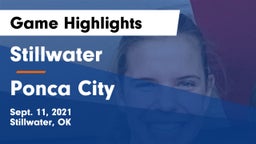 Stillwater  vs Ponca City  Game Highlights - Sept. 11, 2021