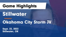 Stillwater  vs Okahoma City Storm JV Game Highlights - Sept. 23, 2022