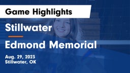 Stillwater  vs Edmond Memorial  Game Highlights - Aug. 29, 2023