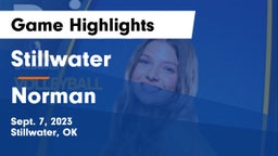 Stillwater  vs Norman  Game Highlights - Sept. 7, 2023