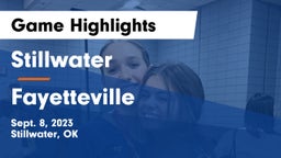 Stillwater  vs Fayetteville  Game Highlights - Sept. 8, 2023