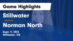 Stillwater  vs Norman North  Game Highlights - Sept. 9, 2023