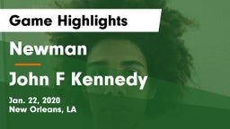 Newman  vs John F Kennedy Game Highlights - Jan. 22, 2020