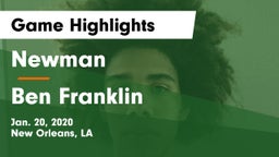 Newman  vs Ben Franklin  Game Highlights - Jan. 20, 2020