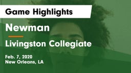 Newman  vs Livingston Collegiate Game Highlights - Feb. 7, 2020