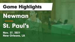 Newman  vs St. Paul's  Game Highlights - Nov. 27, 2021