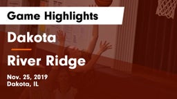 Dakota  vs River Ridge  Game Highlights - Nov. 25, 2019