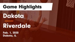 Dakota  vs Riverdale  Game Highlights - Feb. 1, 2020