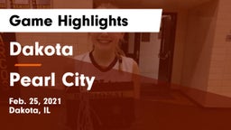 Dakota  vs Pearl City Game Highlights - Feb. 25, 2021