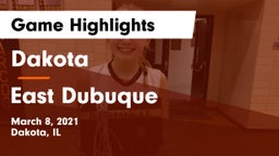 Dakota  vs East Dubuque  Game Highlights - March 8, 2021