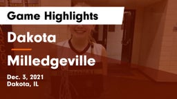 Dakota  vs Milledgeville Game Highlights - Dec. 3, 2021