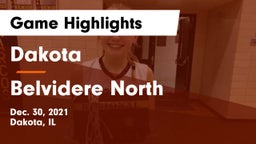 Dakota  vs Belvidere North  Game Highlights - Dec. 30, 2021