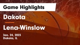 Dakota  vs Lena-Winslow  Game Highlights - Jan. 24, 2023