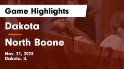 Dakota  vs North Boone  Game Highlights - Nov. 21, 2023
