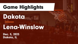 Dakota  vs Lena-Winslow  Game Highlights - Dec. 5, 2023