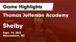Thomas Jefferson Academy  vs Shelby  Game Highlights - Sept. 14, 2023