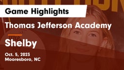 Thomas Jefferson Academy  vs Shelby  Game Highlights - Oct. 5, 2023