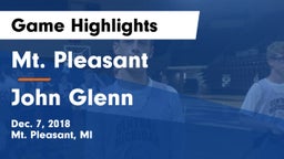 Mt. Pleasant  vs John Glenn Game Highlights - Dec. 7, 2018