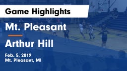 Mt. Pleasant  vs Arthur Hill Game Highlights - Feb. 5, 2019
