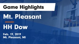 Mt. Pleasant  vs HH Dow Game Highlights - Feb. 19, 2019