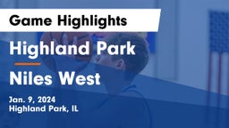 Highland Park  vs Niles West  Game Highlights - Jan. 9, 2024