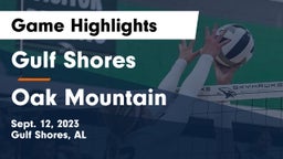 Gulf Shores  vs Oak Mountain  Game Highlights - Sept. 12, 2023