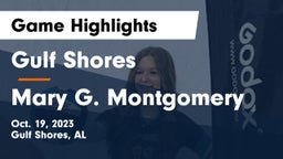 Gulf Shores  vs Mary G. Montgomery  Game Highlights - Oct. 19, 2023