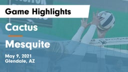 Cactus  vs Mesquite  Game Highlights - May 9, 2021