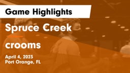 Spruce Creek  vs crooms Game Highlights - April 4, 2023