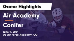 Air Academy  vs Conifer  Game Highlights - June 9, 2021
