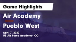 Air Academy  vs Pueblo West  Game Highlights - April 7, 2022