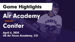 Air Academy  vs Conifer  Game Highlights - April 6, 2024