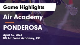 Air Academy  vs PONDEROSA  Game Highlights - April 16, 2024