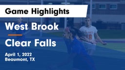 West Brook  vs Clear Falls  Game Highlights - April 1, 2022