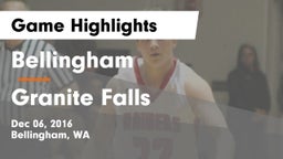 Bellingham  vs Granite Falls  Game Highlights - Dec 06, 2016