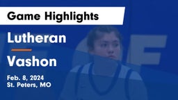 Lutheran  vs Vashon  Game Highlights - Feb. 8, 2024