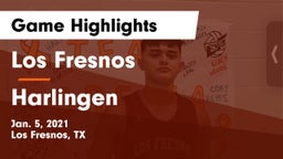 Los Fresnos  vs Harlingen  Game Highlights - Jan. 5, 2021