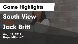 South View  vs Jack Britt  Game Highlights - Aug. 14, 2019